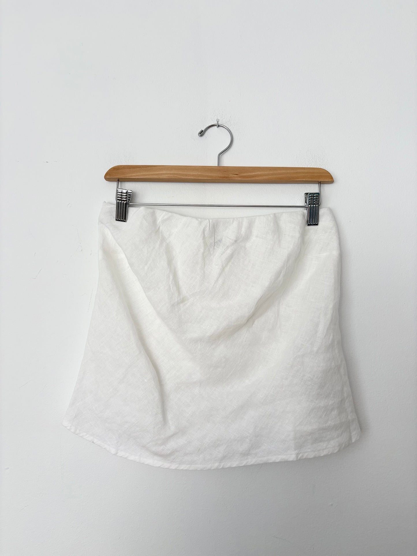 Haut tube blanc en lin de Quince, taille S