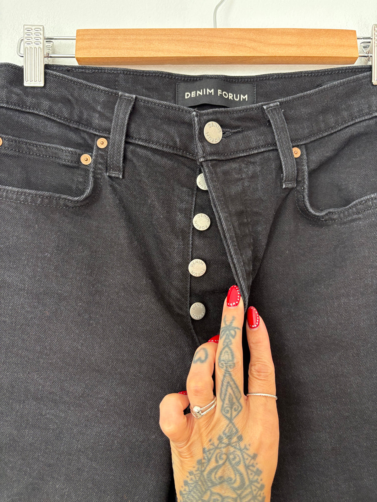 Jean droit taille haute Denim Forum Arlo W28