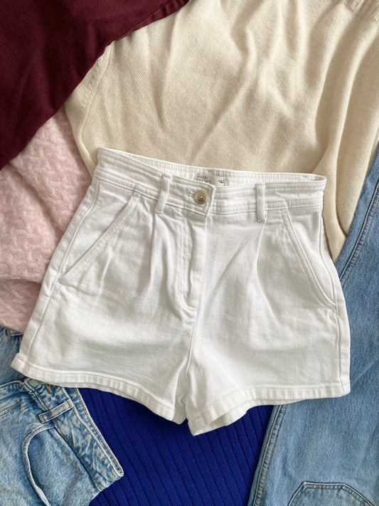 Wilfred white denim shorts W24