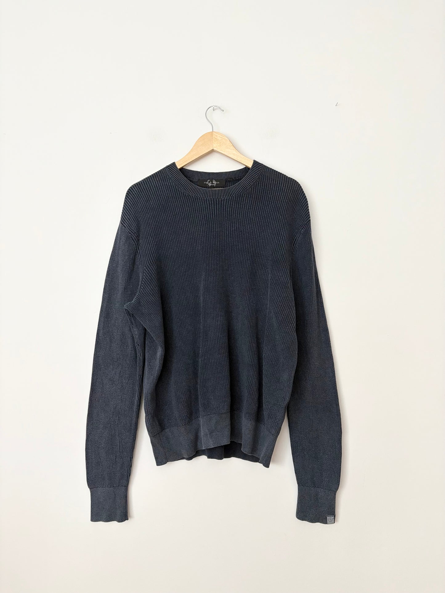 Pull en maille de coton Rag & Bone, taille XL