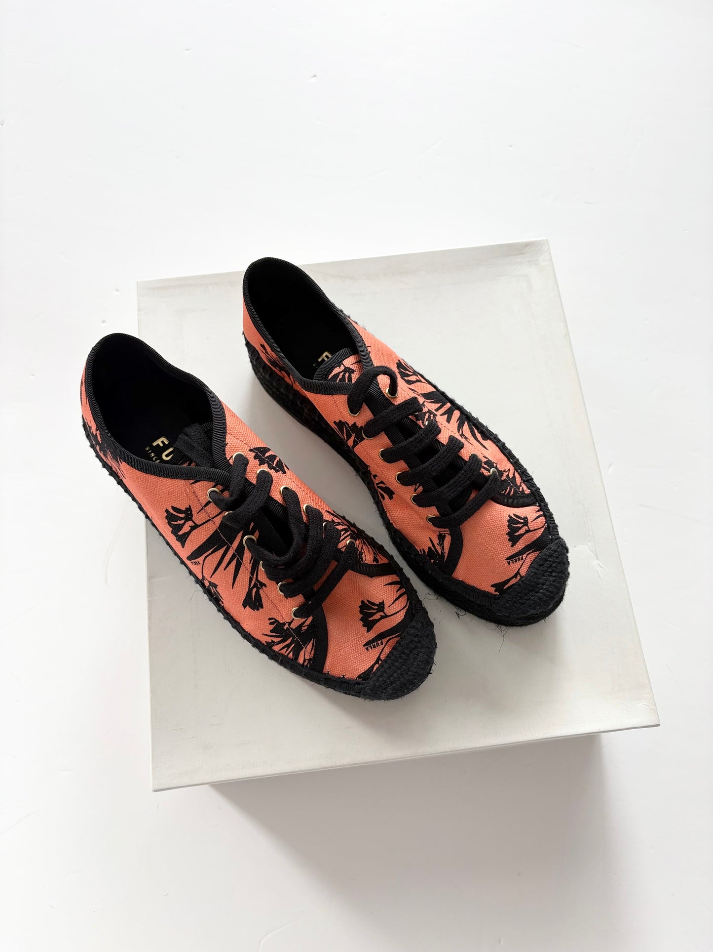 Furla easy espadrille in toni anrancio US7