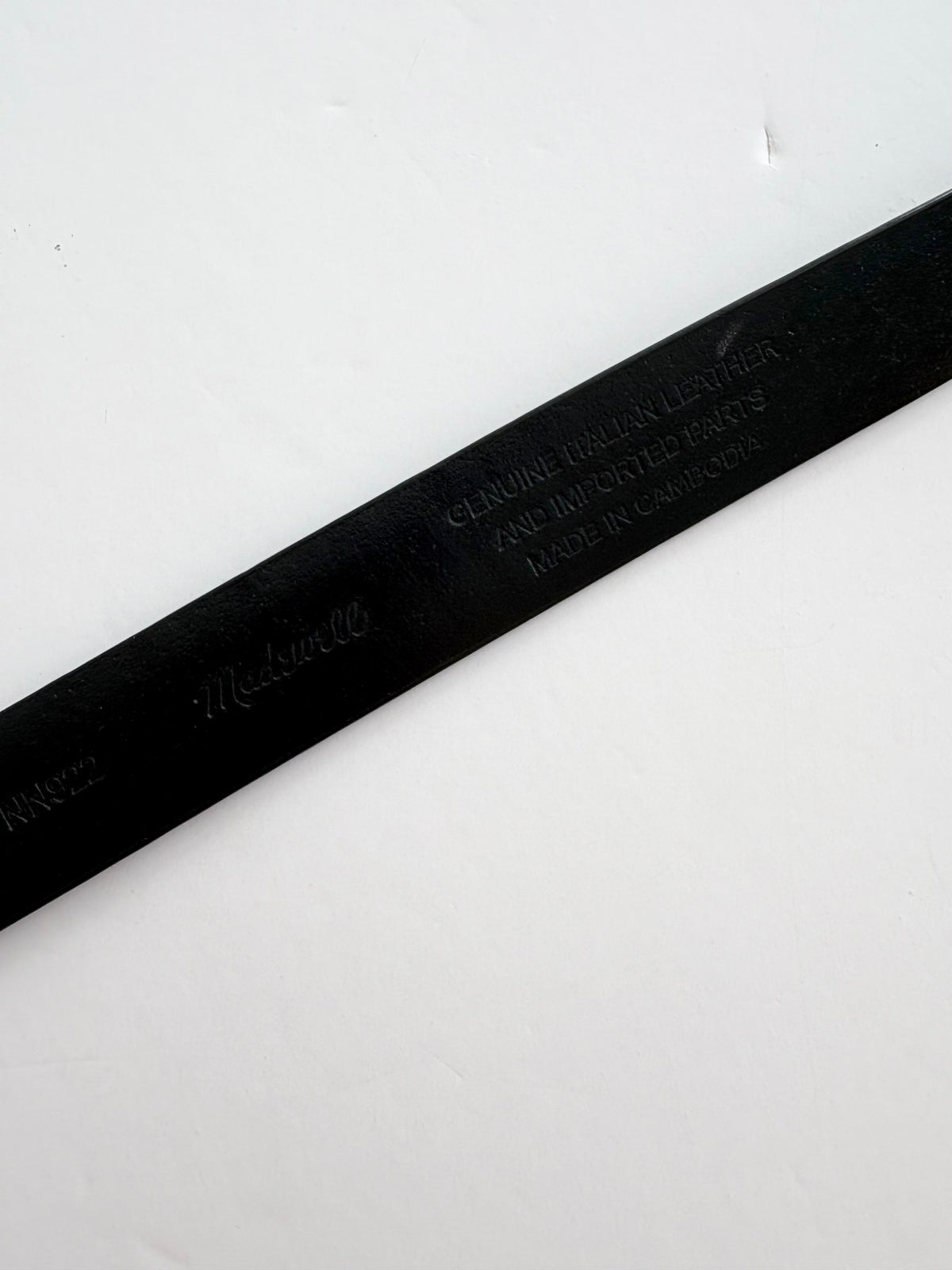 Ceinture Madewell à triple passant métallique, taille Large