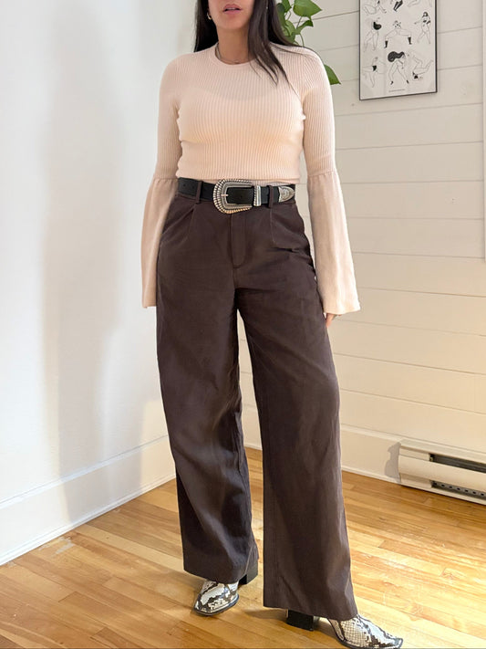 The cashmere project bell sleeve sweater Small