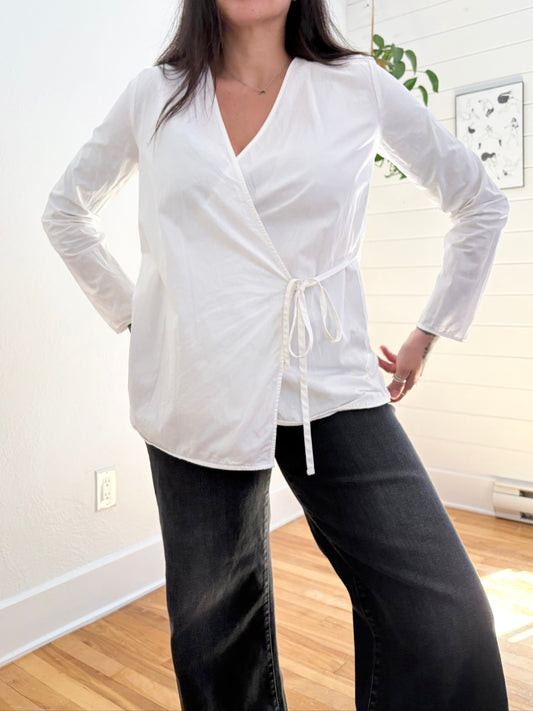 COS wrap kimono shirt Small