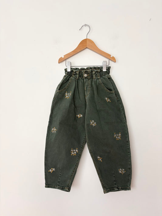 Zara cinched waist balloon pants 5/6