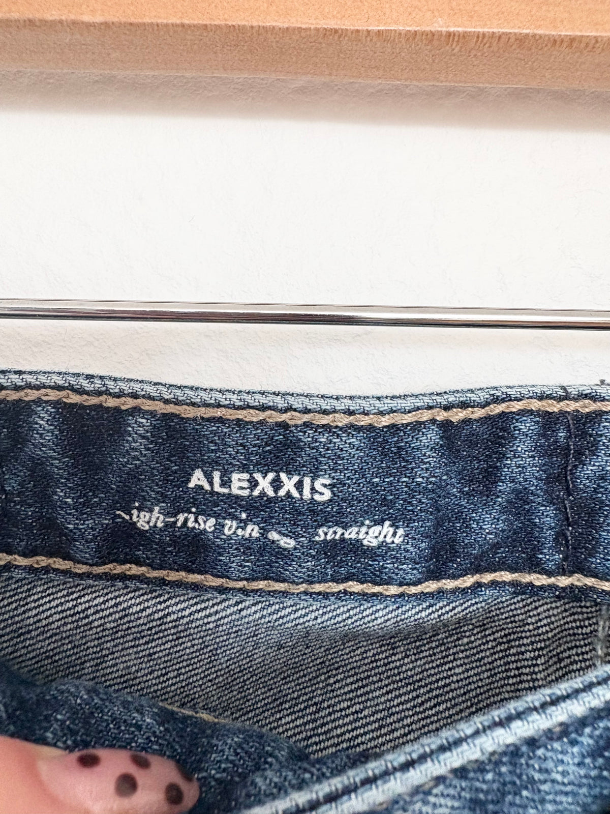 AG Jeans Alexxis high rise vintage straight W29