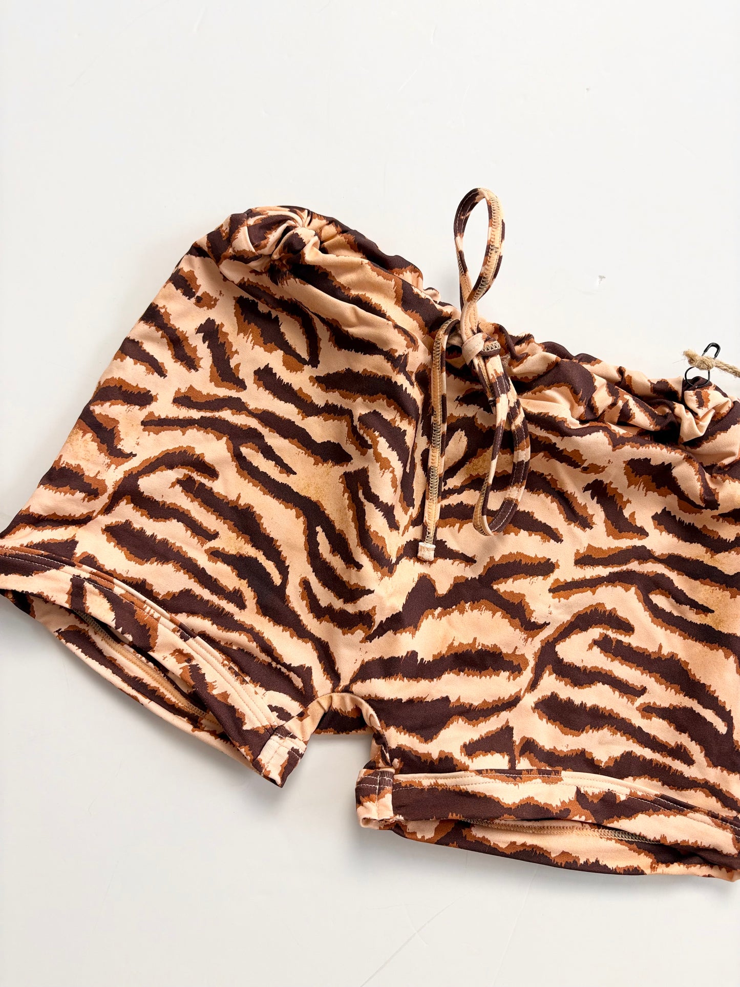 Stone Fox swim zebra shorts 6Y