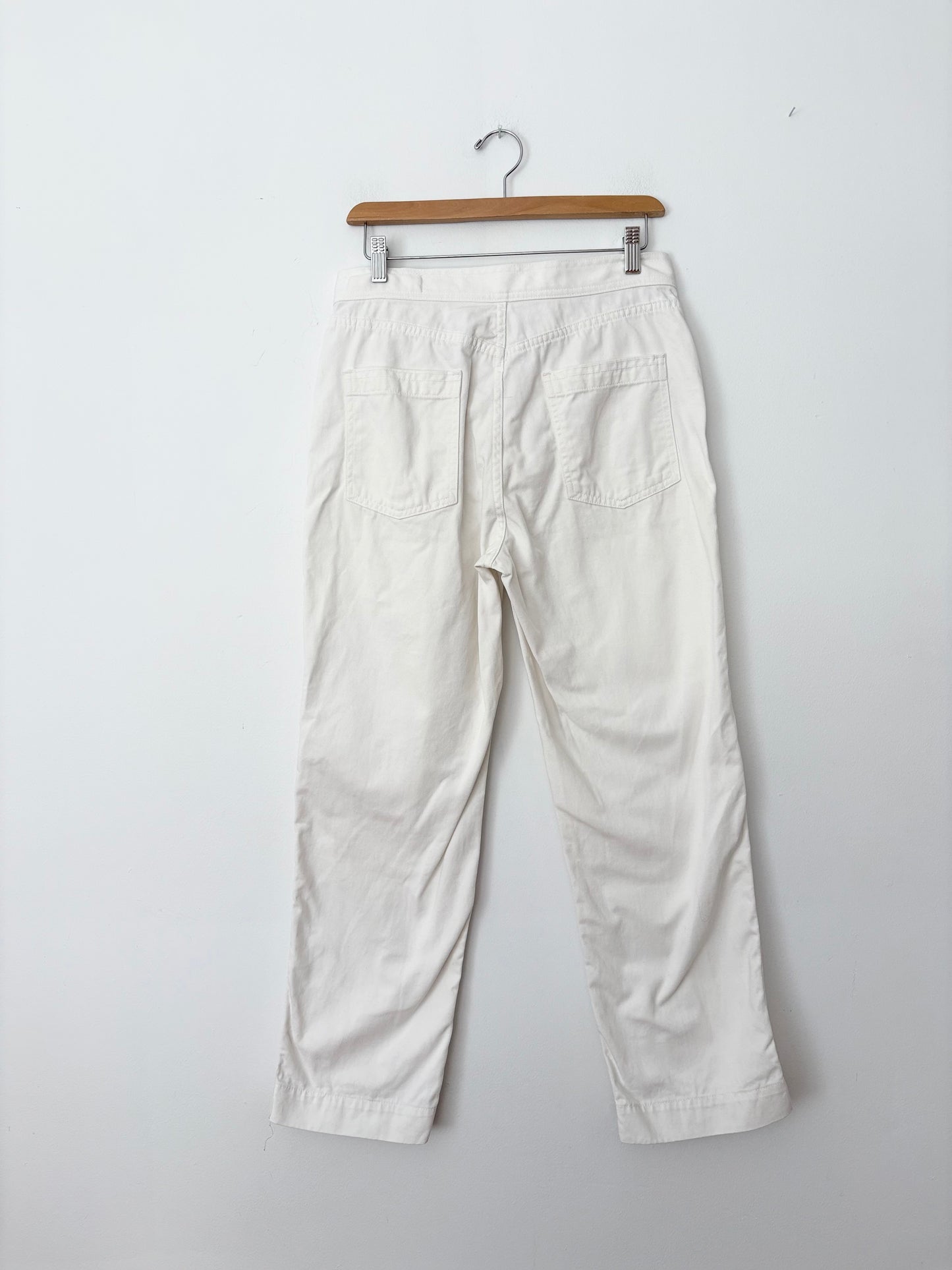 Pantalon ceinturé Rag & Bone en blanc cassé taille 26