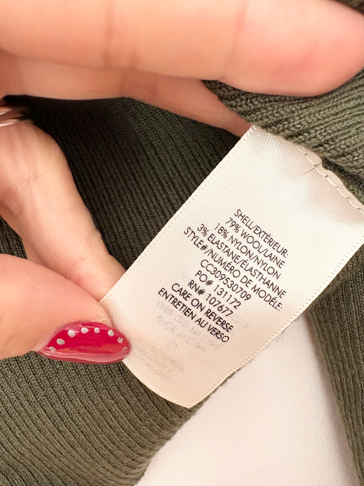 Alice + Olivia Senaida wool turtleneck Large