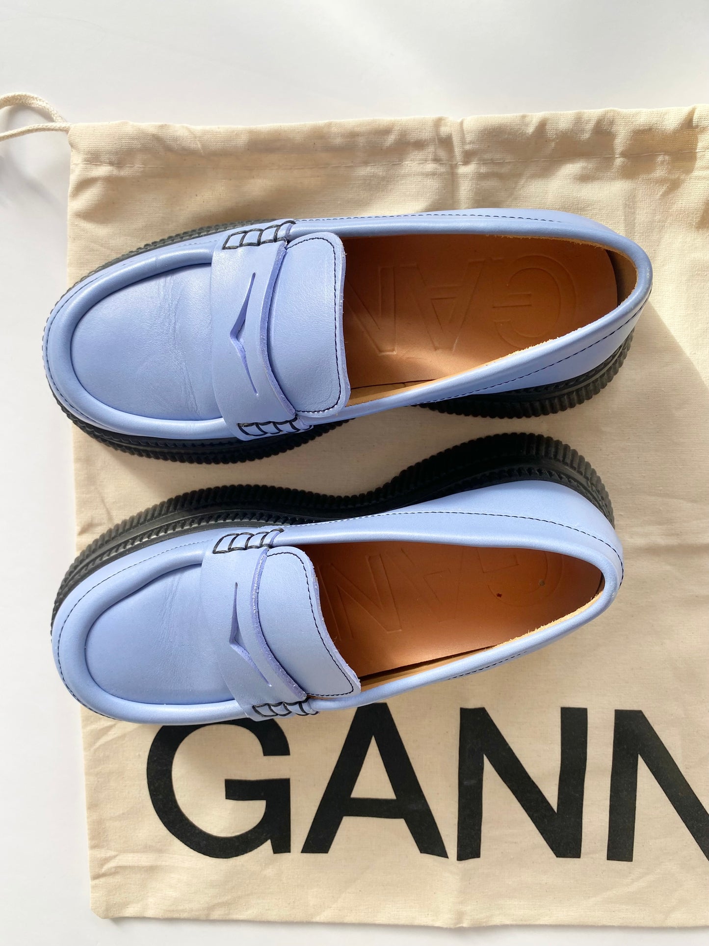 Ganni wallaby creeper loafers EUR36