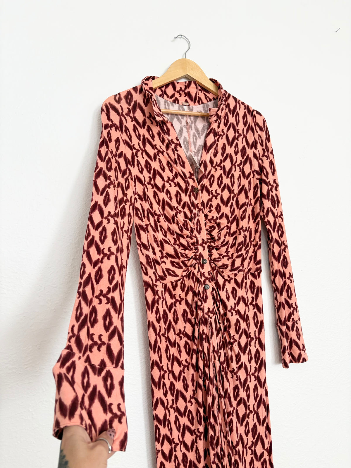 Free People Shayla wide leg jumpsuit Medium