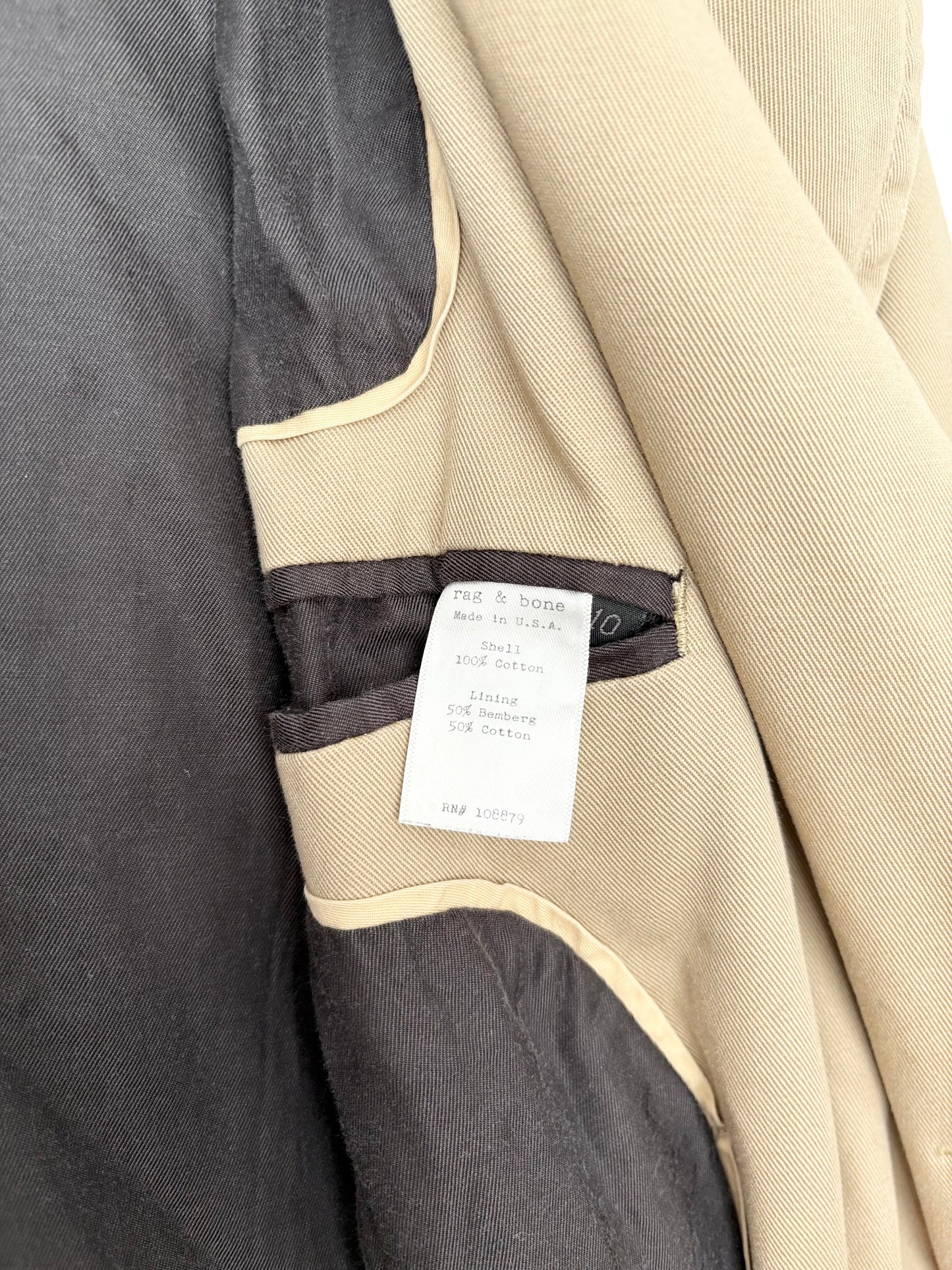 Rag & Bone  trench coat M/L