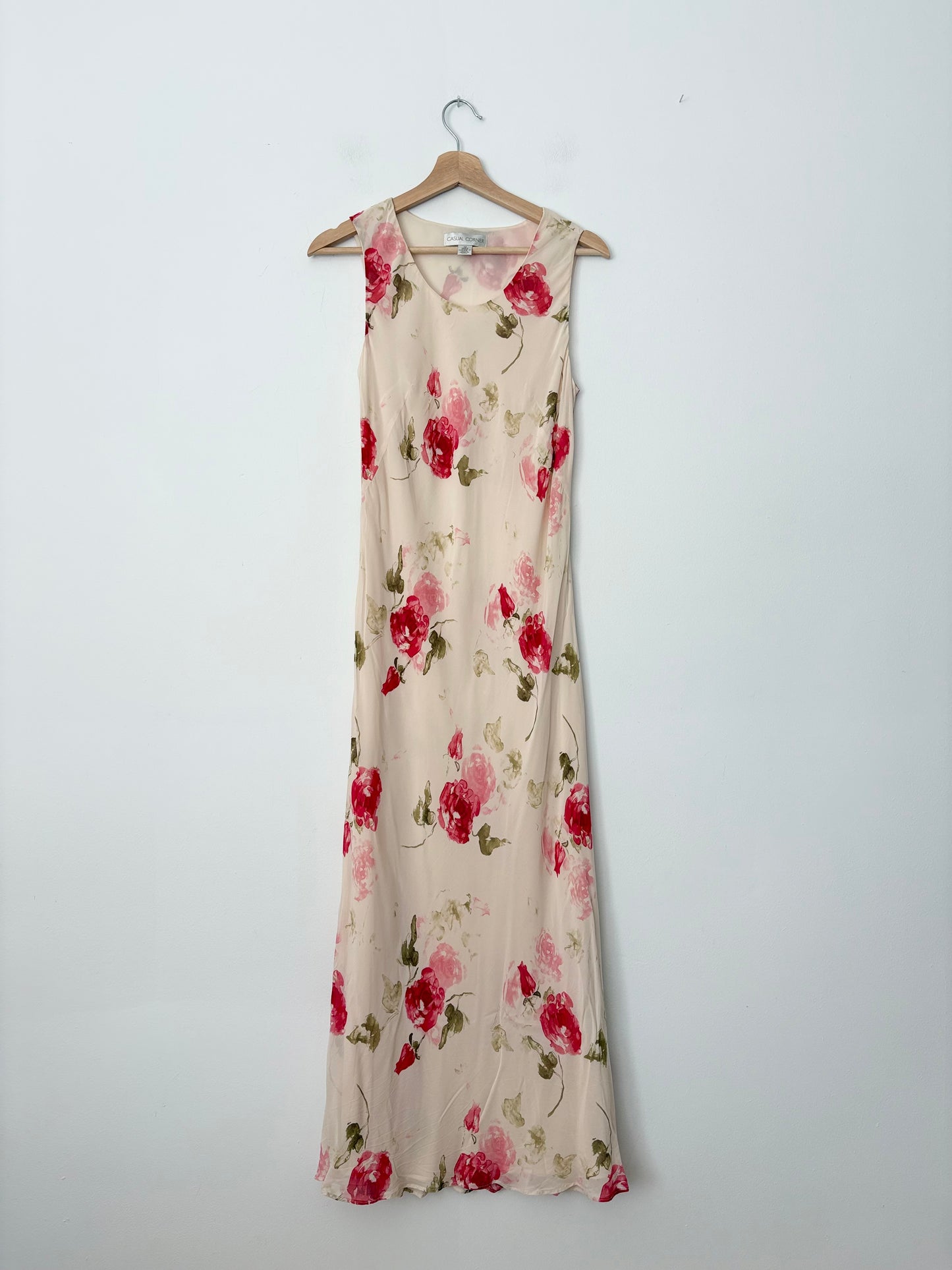 Vintage floral maxi dress Medium