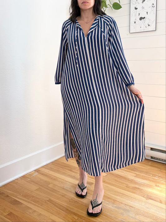 & Other stories striped kaftan dress M/L