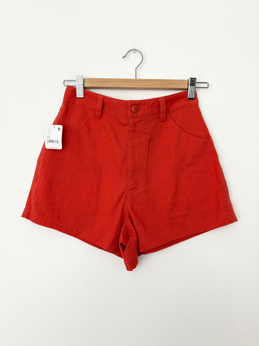 Rollas mirage linen shorts XS