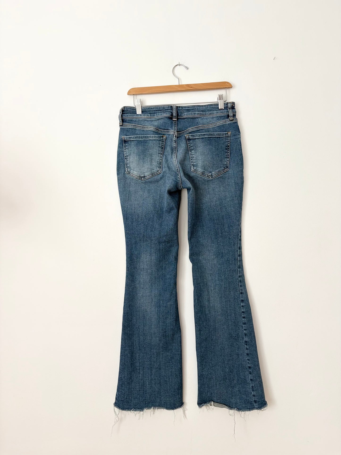 Jean patte d'éléphant taille basse Free People W29