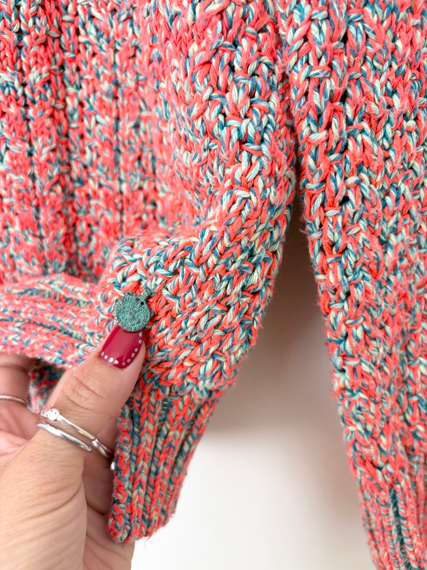 Maison scotch rainbow knit pullover M/L