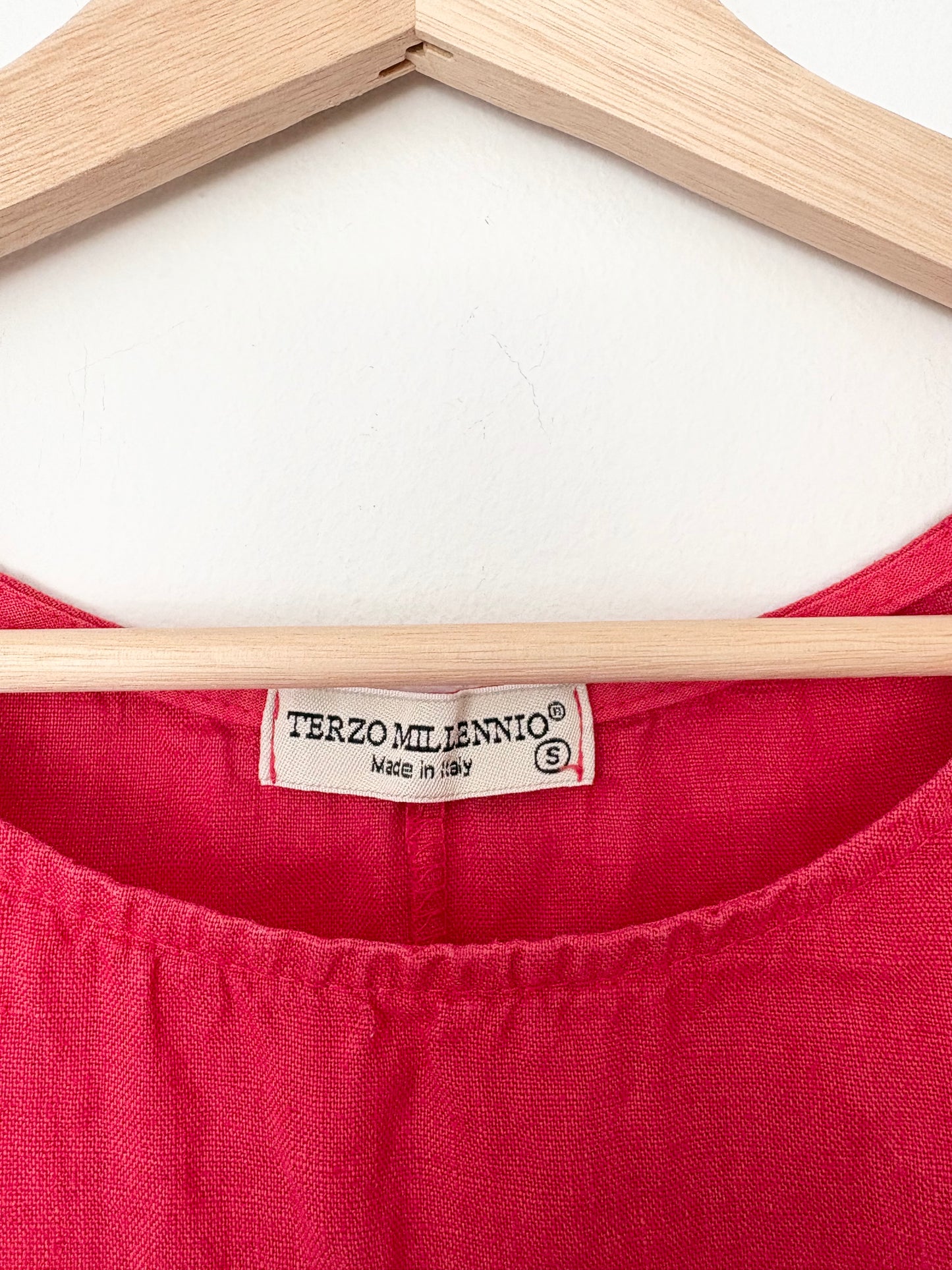 Terzo Millenio Linen midi dress S/M