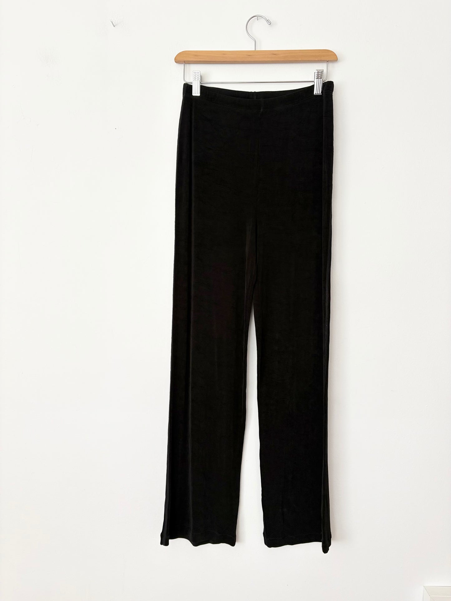 Ensemble 2 pièces noir côtelé vintage S/M