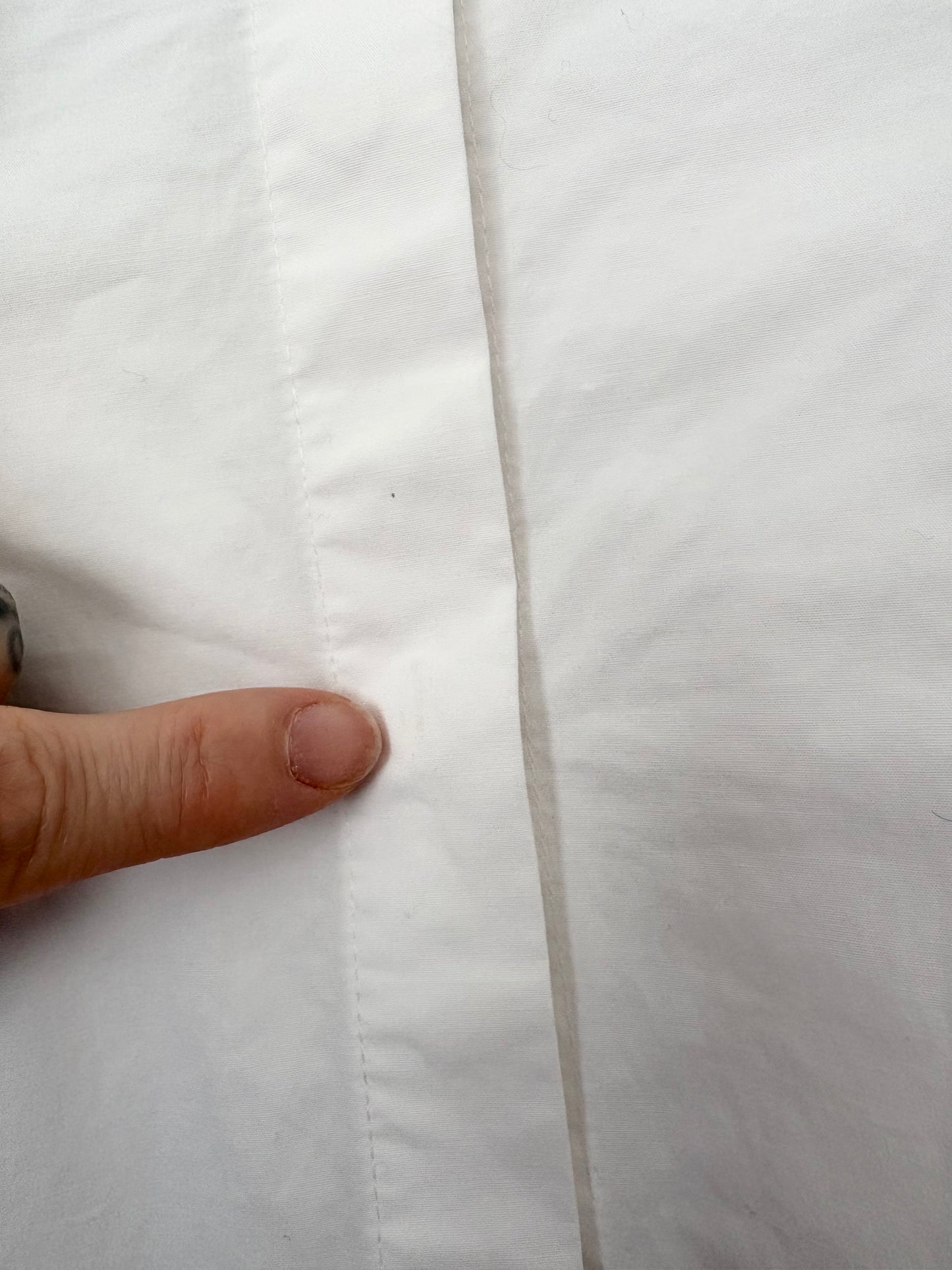 Chemisier long en popeline à pinces Dorothee Schumacher, taille M/L