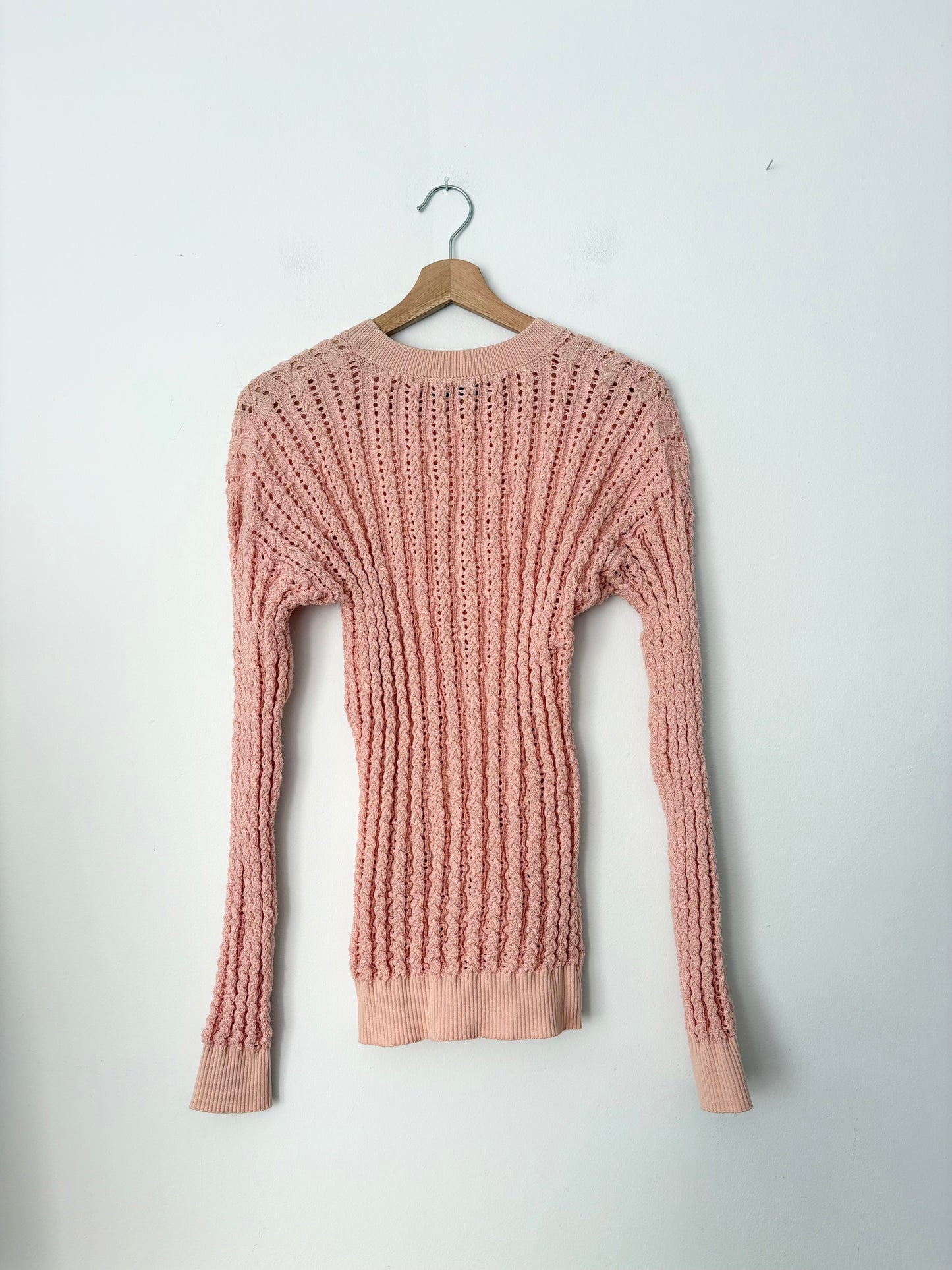 Pull maille ouverte Courrèges Paris S/M