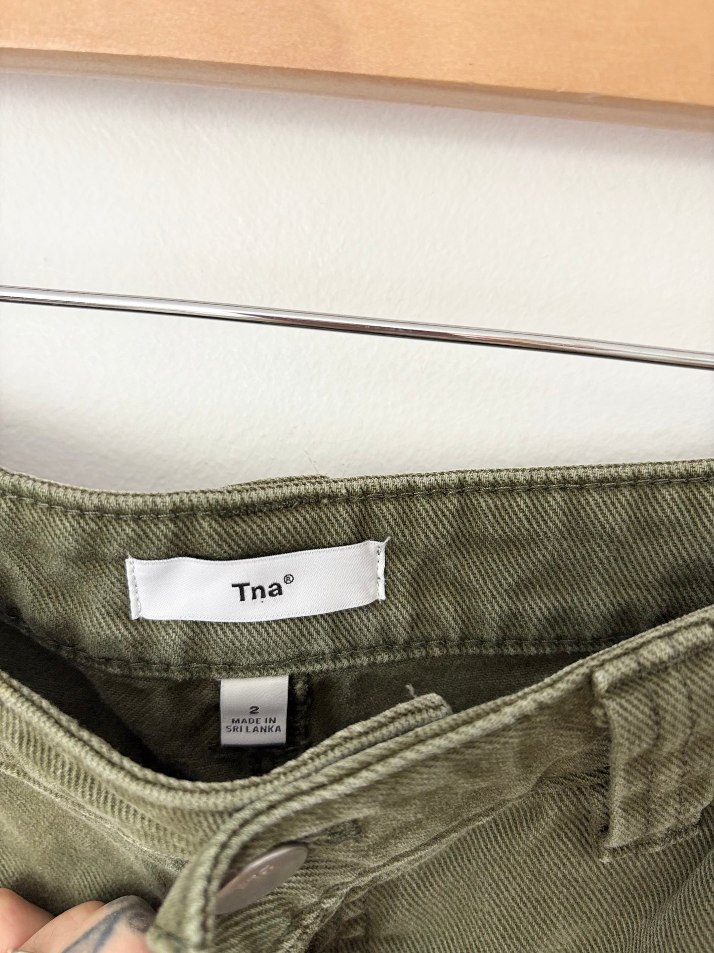 TNA greenwich utility pants W26