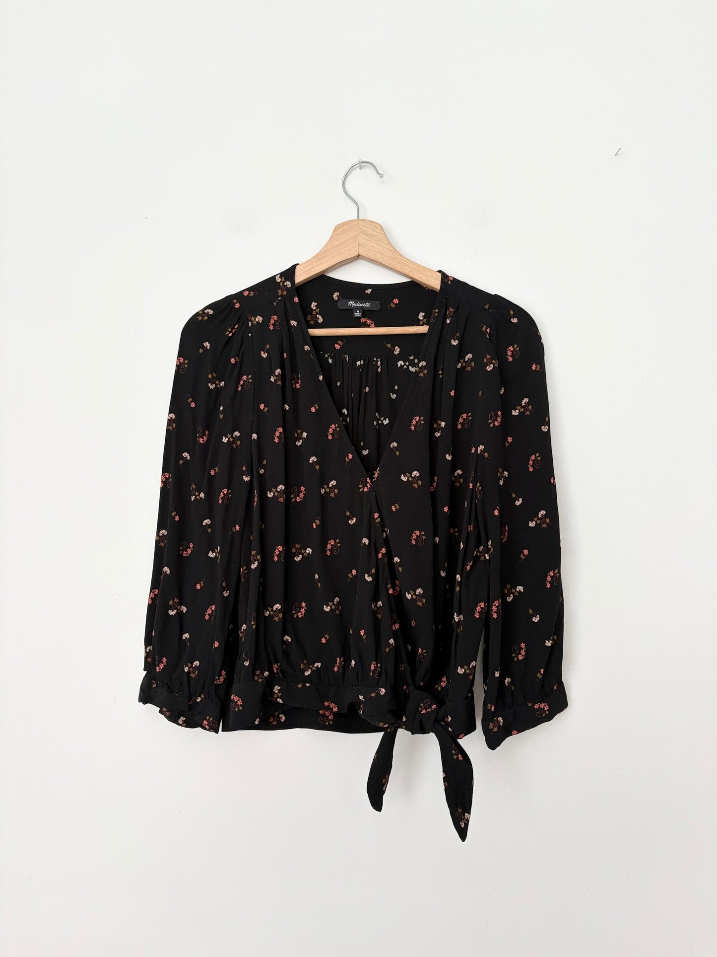 Madewell flower toss floral blouse Medium