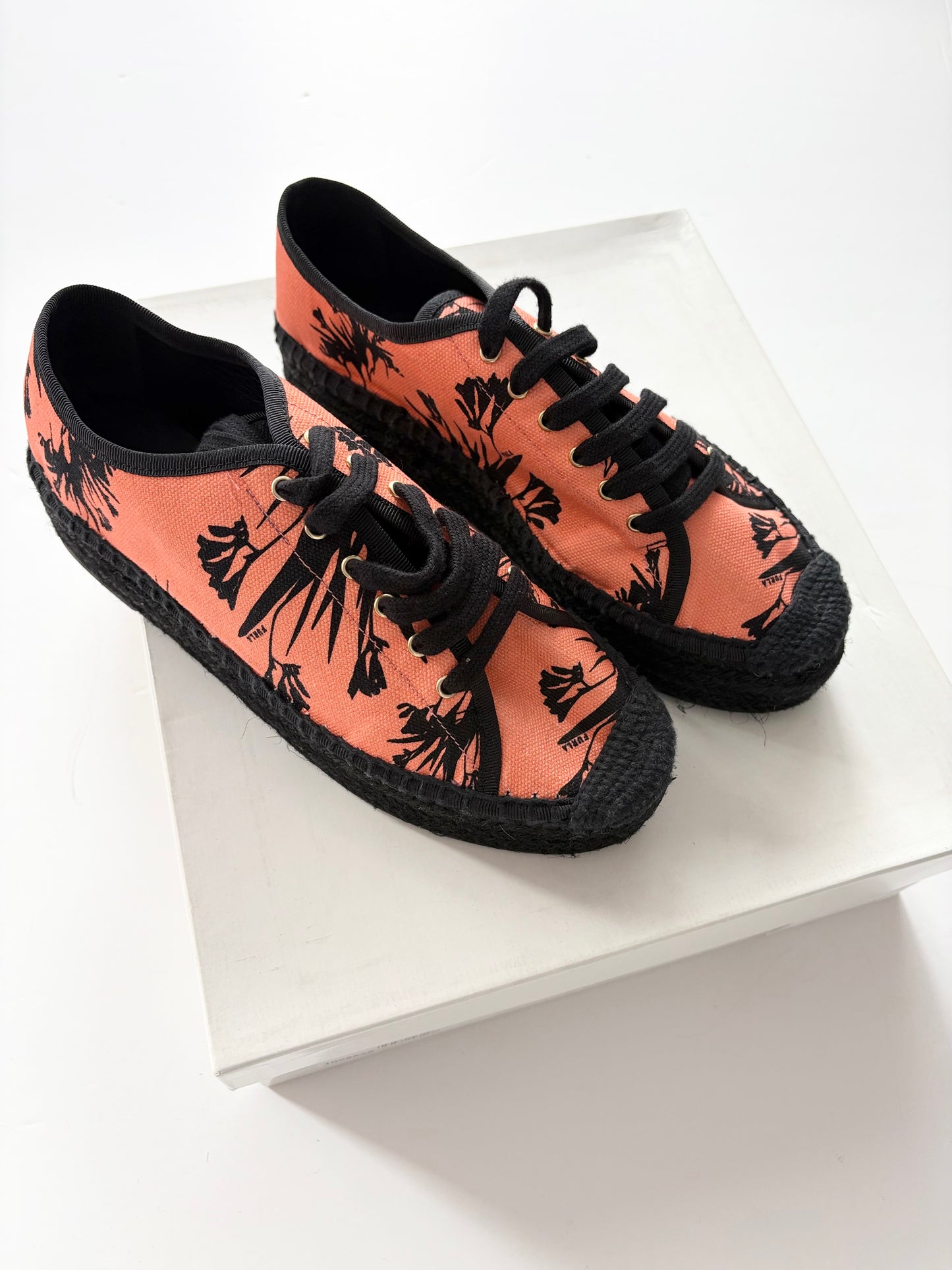 Furla easy espadrille in toni anrancio US7