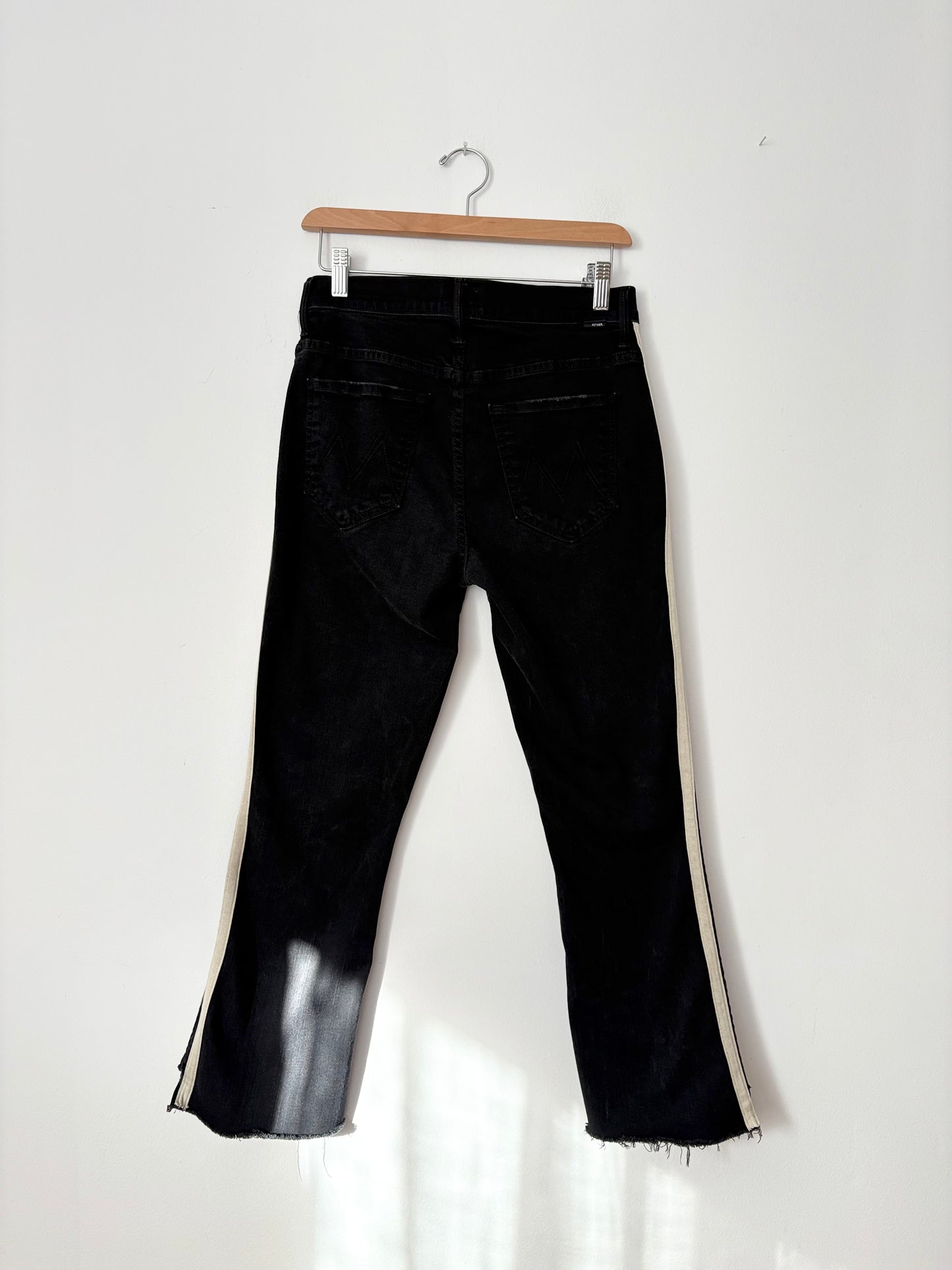 Mother insider crop step fray jeans W27