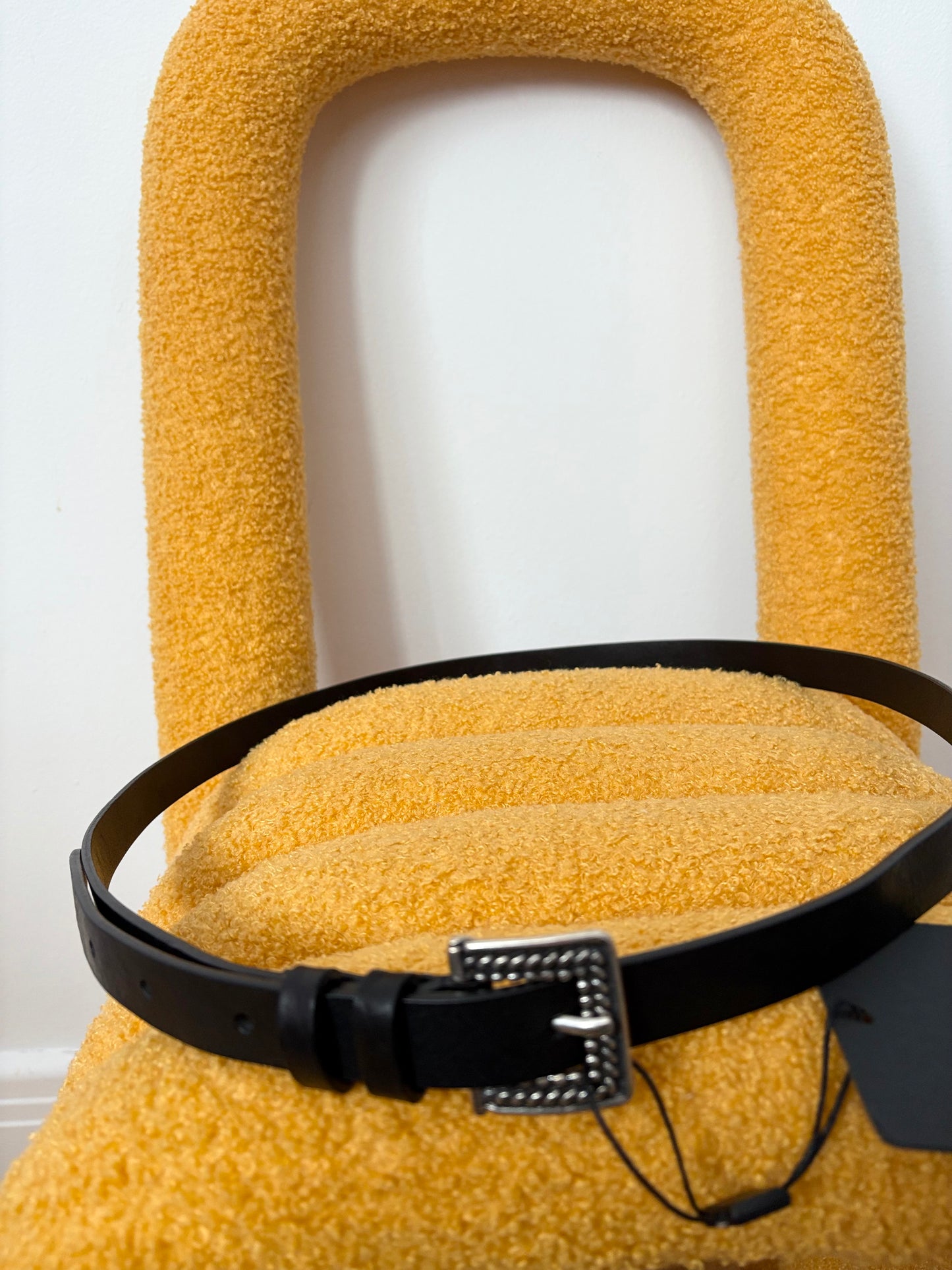 The kooples vintage effect leather belt M-XL