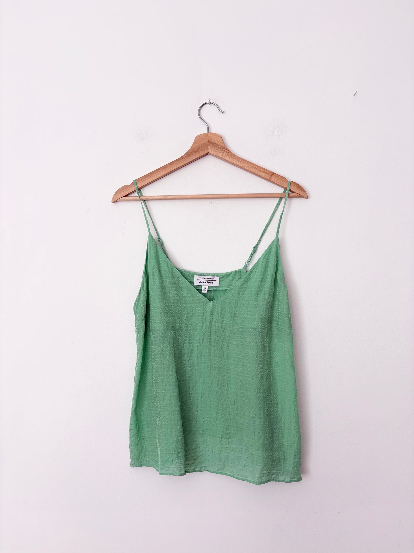 & Other Stories green loose tank Medium