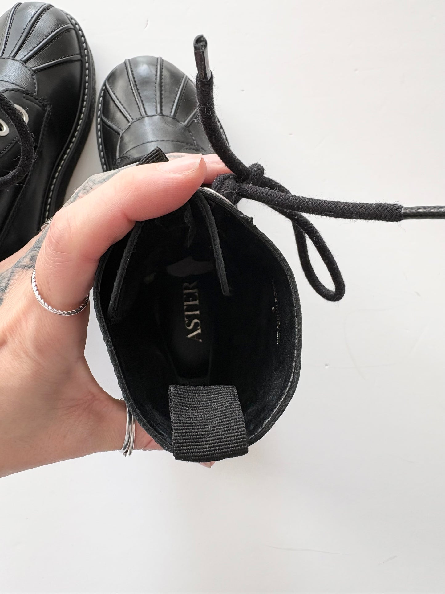 Bottes de combat noires Aster, taille US5