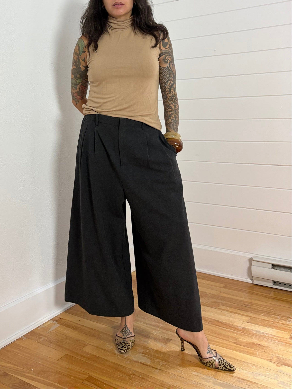 Culotte plissée Uniqlo taille L