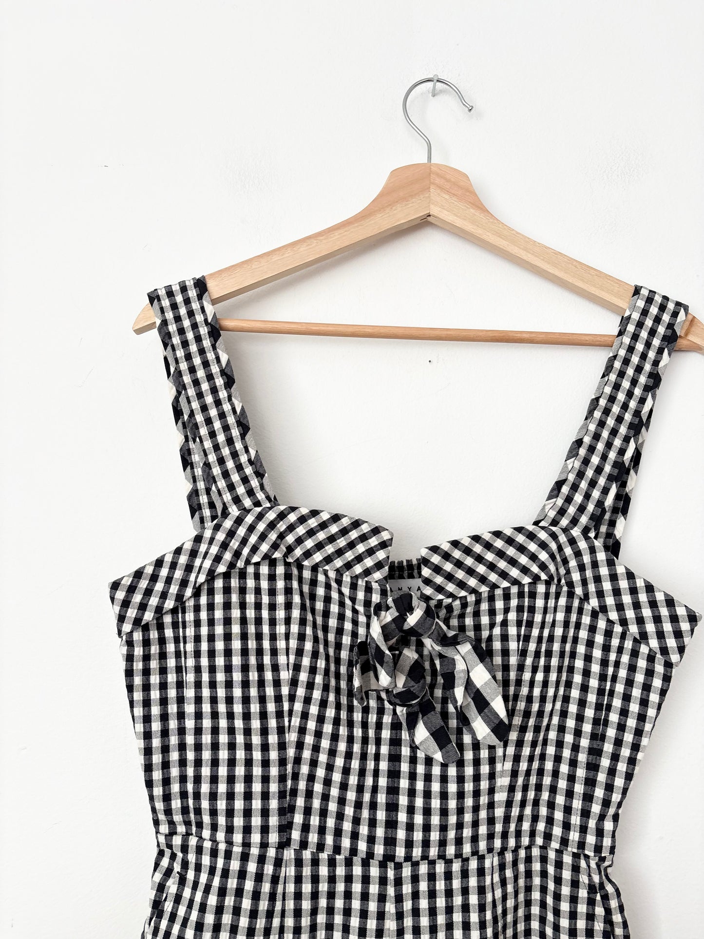 Tanya Taylor Rosalind gingham jumpsuit XS
