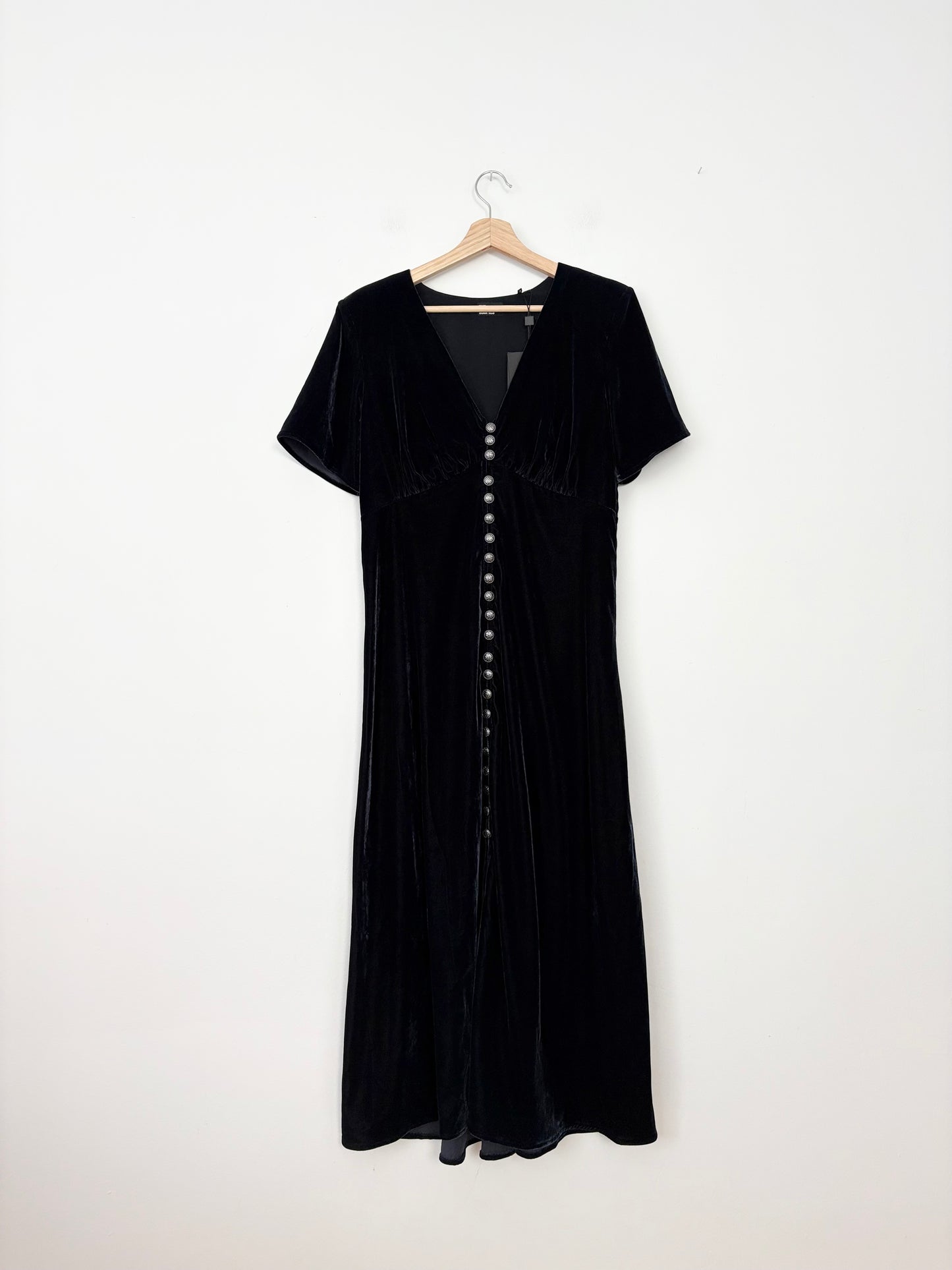 The Kooples velvet midi dress M/L