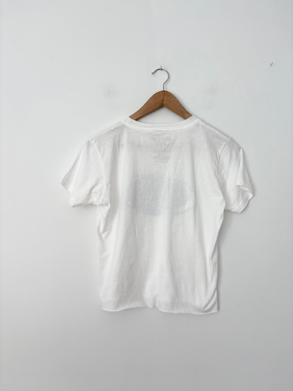 Backstreet boys raw hem crop tee Medium