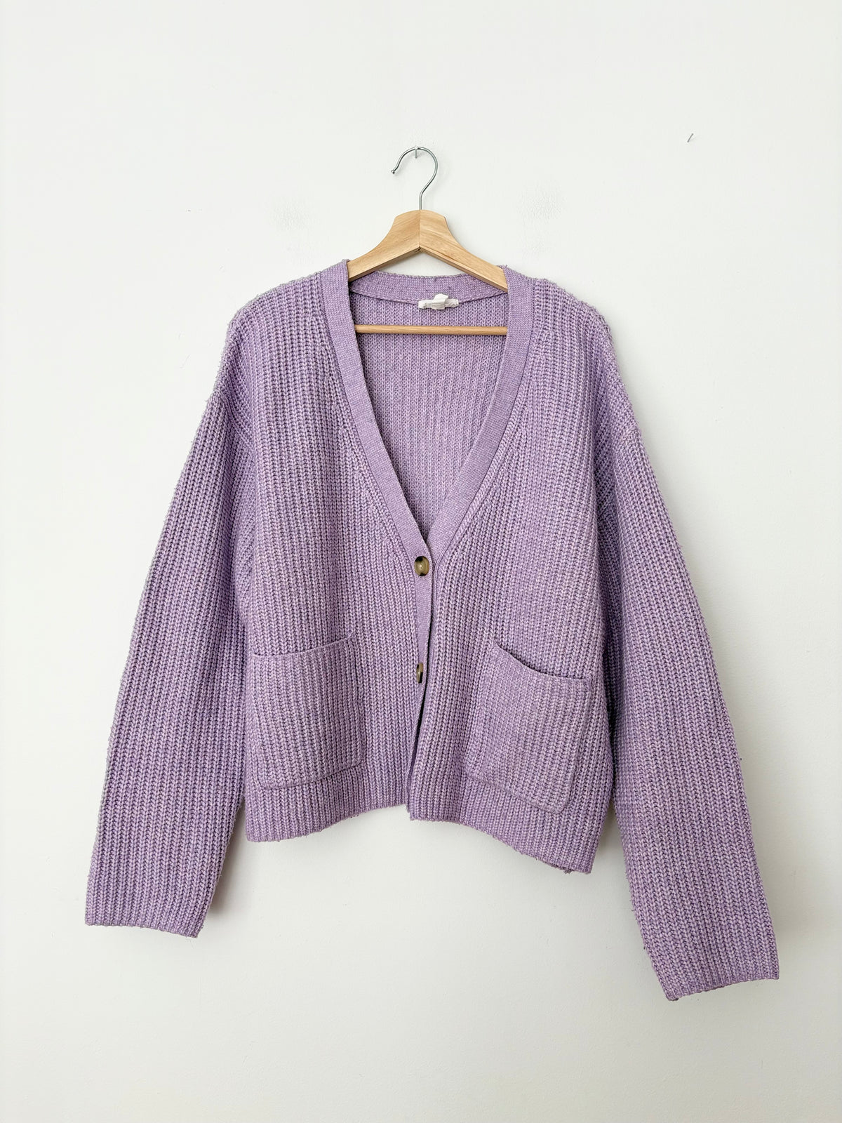 Hudson North boxy knit cardigan Large