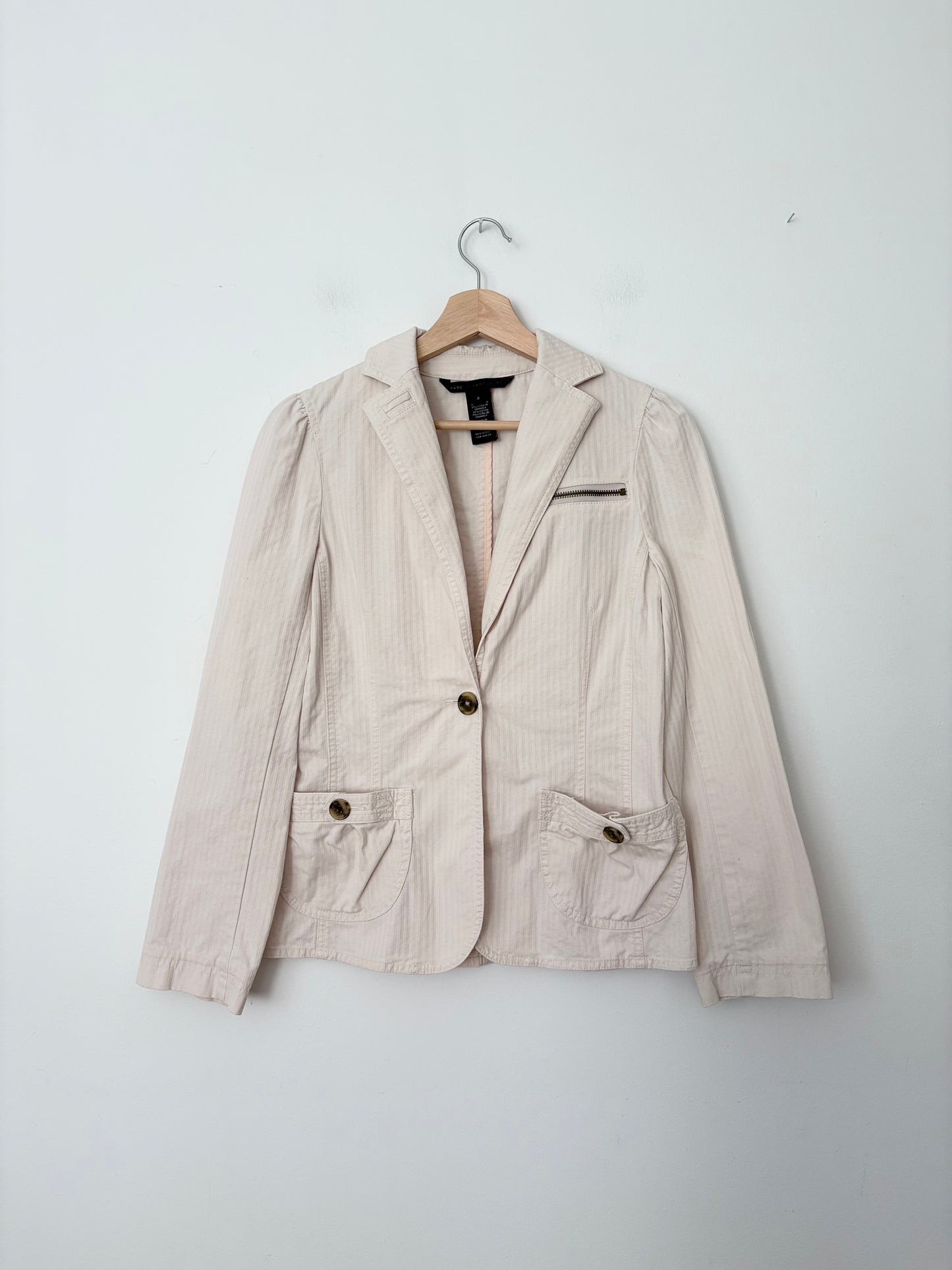Vintage Marc by Marc Jacobs tone on tone stripe blazer XS/S