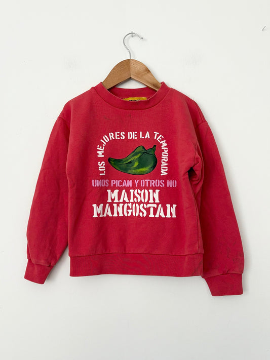 Maison Mangostan pepper sweater 4Y