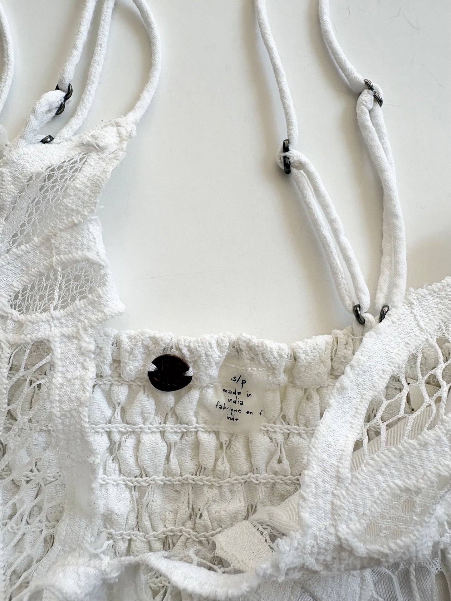 Soutien-gorge bralette Adella Free People blanc Petite taille
