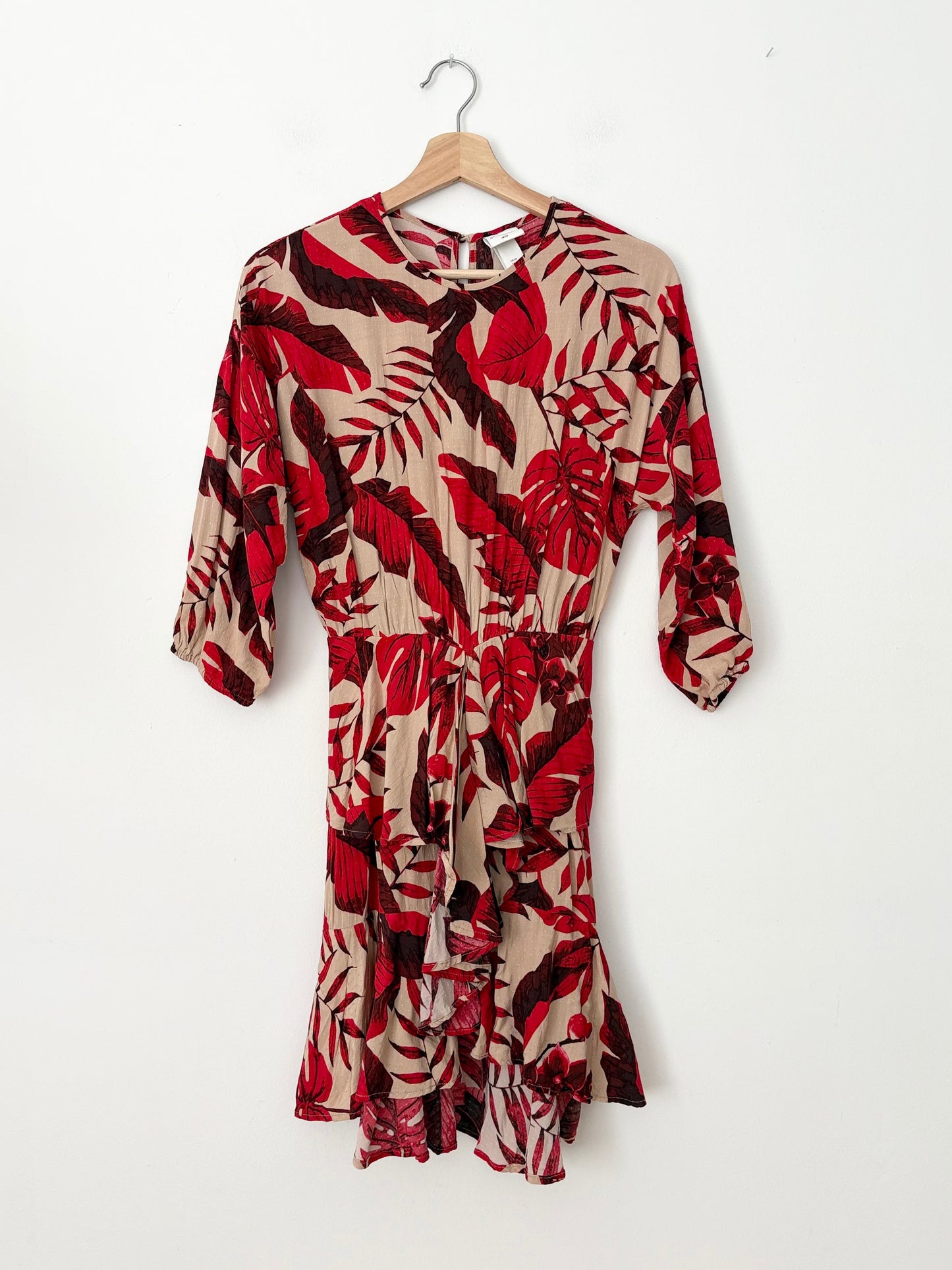 Robe florale à volants H&M X Johanna Ortiz XS