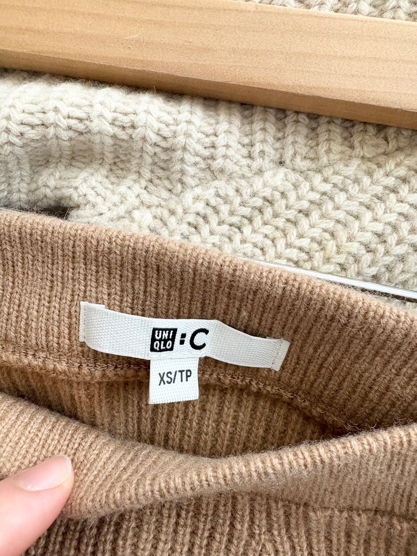 Uniqlo wool mini skirt XS