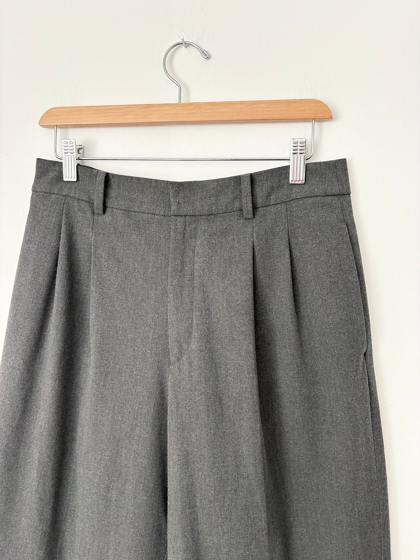 Pantalon classique à jambes larges Uniqlo Taille M