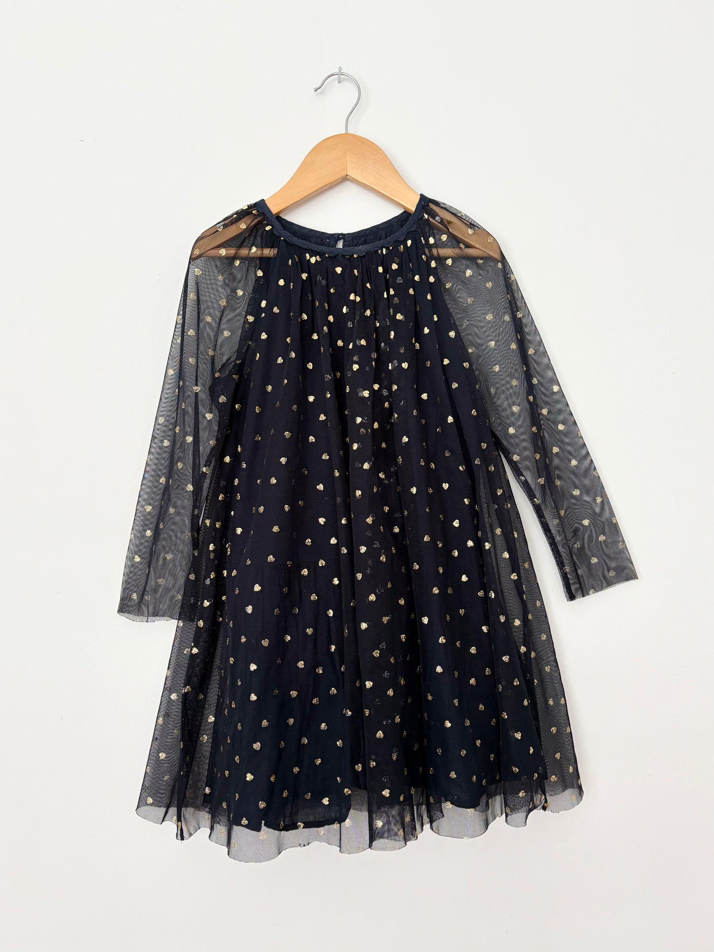 Stella Mccartney heart tulle dress 6Y