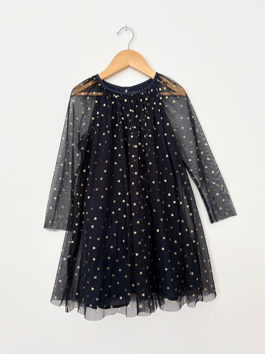 Stella Mccartney heart tulle dress 6Y