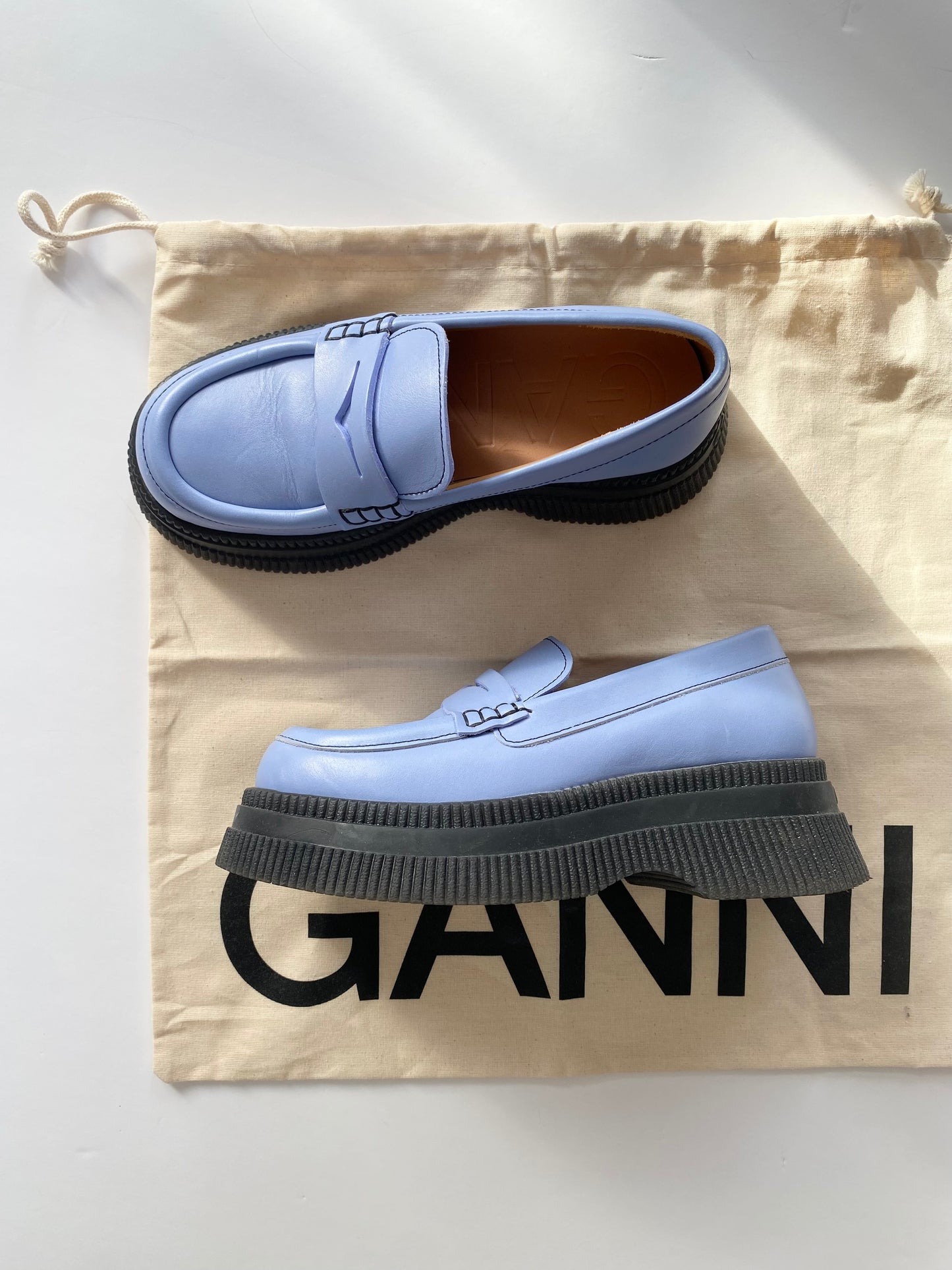 Ganni wallaby creeper loafers EUR36