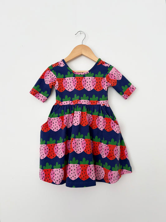 Hanna Anderson strawberry dress 4T