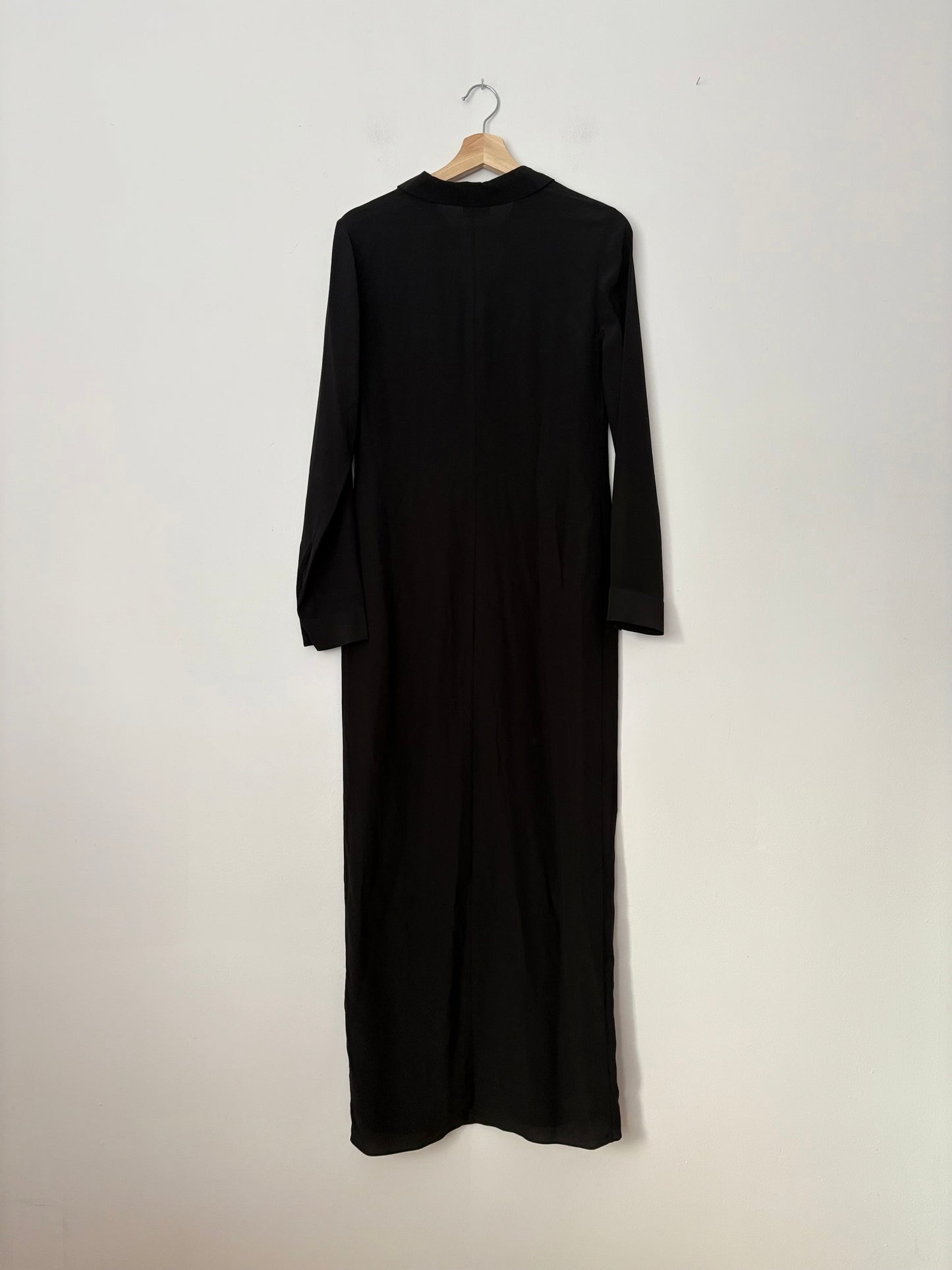 The kooples silk maxi shirt dress XS/S