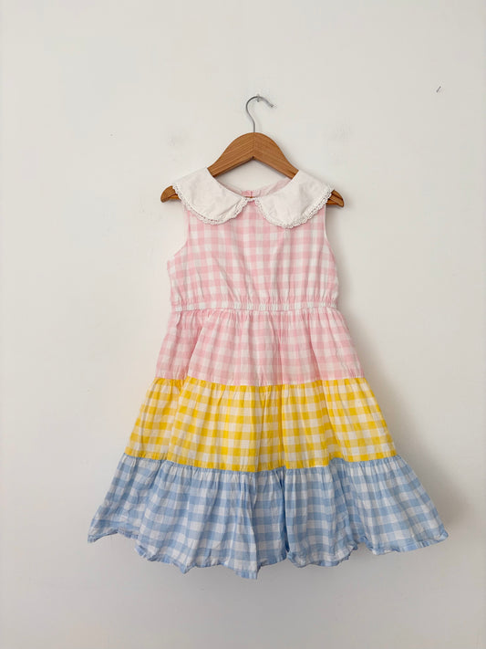 Neeta tiered dress 6/7Y