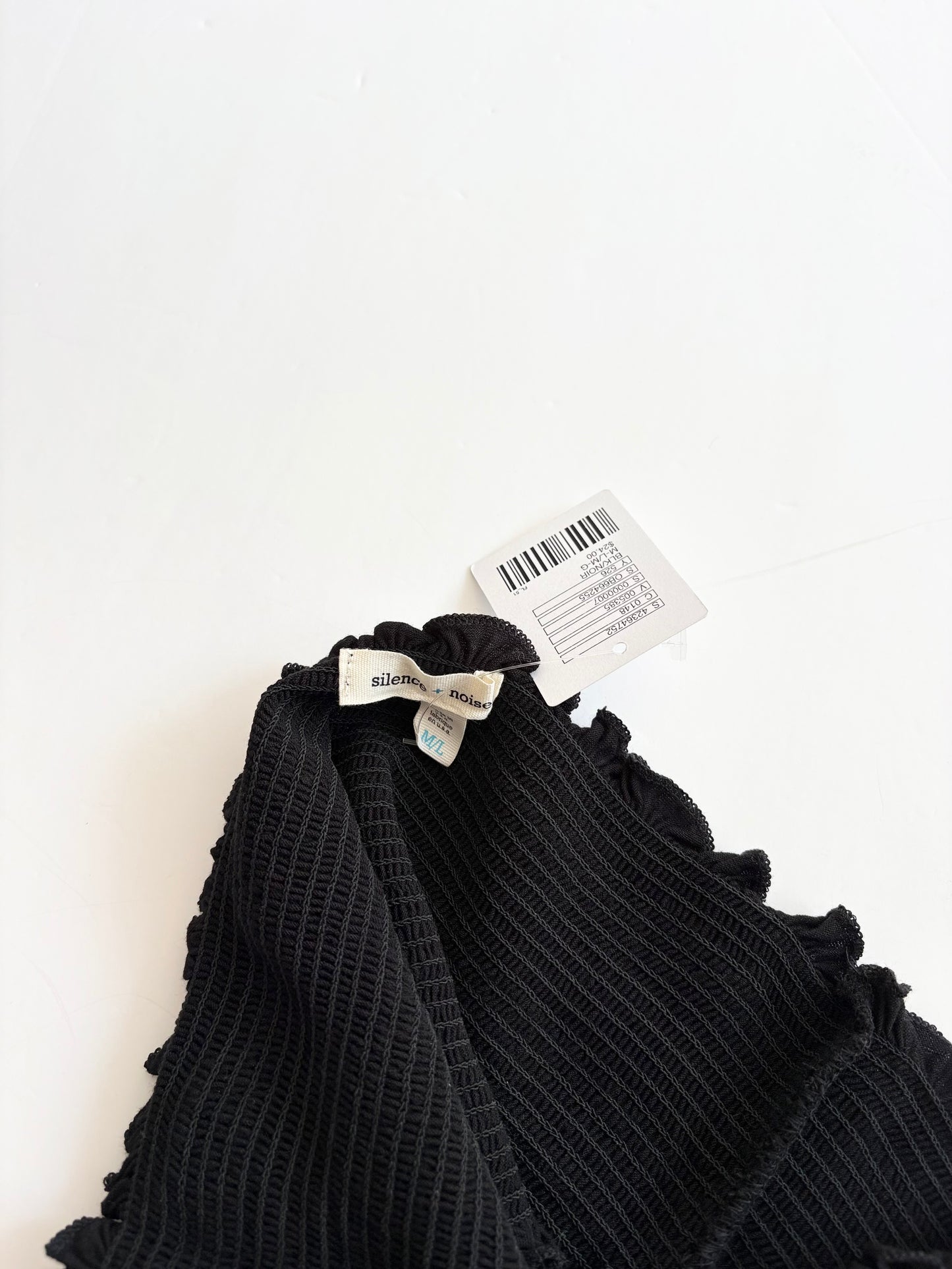 Silence + Noice haut bandeau ruché S/M